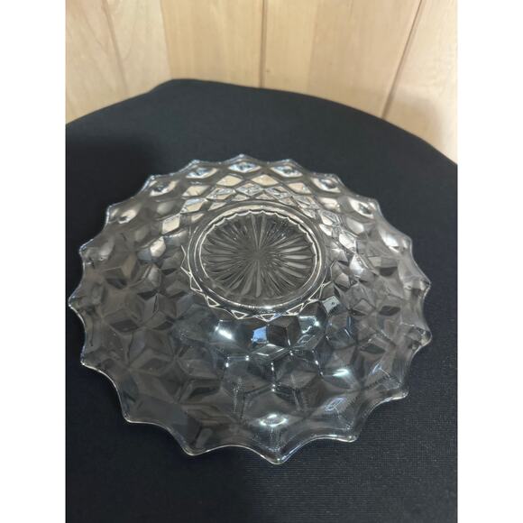 Vintage Fosteria Condiment Set - Bowl, Spoon, & Underplate - Picture 5 of 10